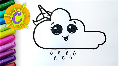 DRAWING A KAWAII CLOUD