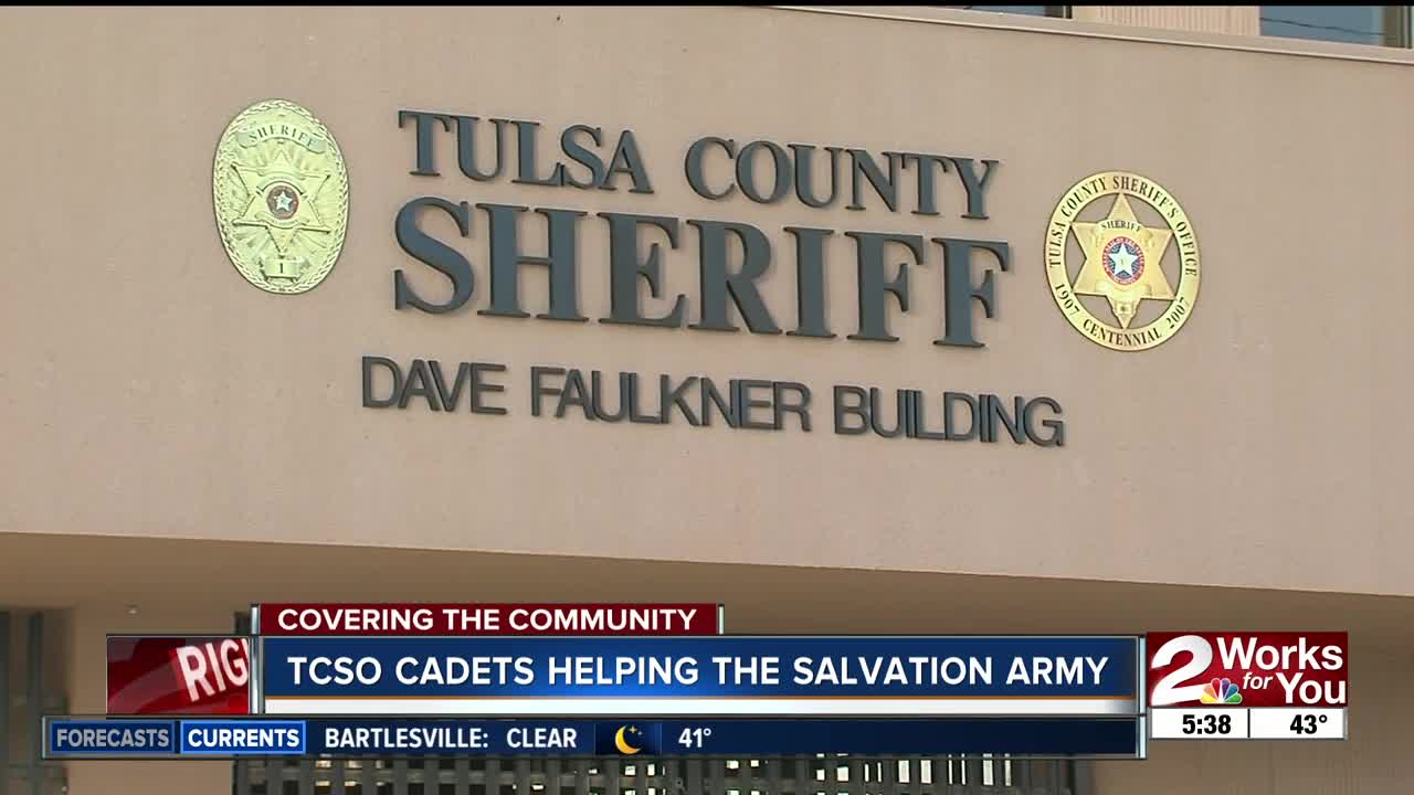 TCSO Cadets Helping The Salvation Army
