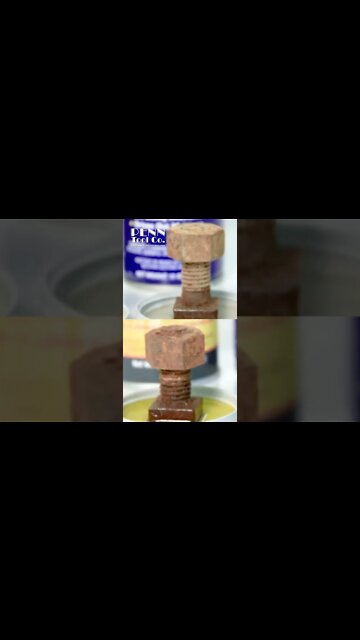 Using penetrating lubricants on rusted nuts and bolts over 3 hours