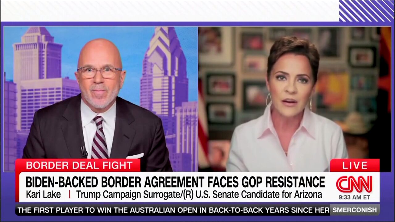 CNN - Kari Lake - why the Biden border bill is garbage