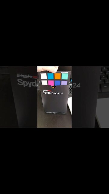 Got the #spyder checkr24 to try out in future videos with #colorgrading #graycard