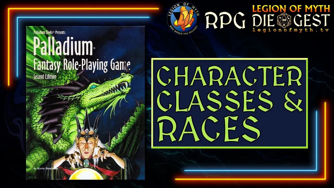 [78-1] - Read through PALLADIUM FANTASY ROLE-PLAYING GAME (2E) - O.C.C.s & Races