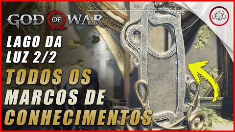 God of war, A localização de todos os Marcos de Conhecimentos em Lago da Luz | Super dica