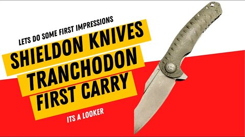 SHIELDON TRANCHODON | FIRST DAY IN POCKET