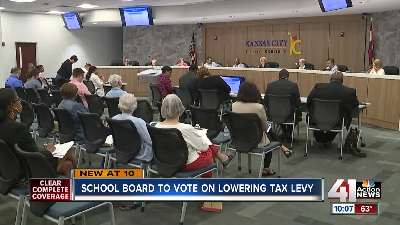 Kansas City Public Schools board to vote on tax levy rate