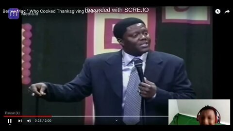 husleteaking reactino to Bernie Mac " Who Cooked Thanksgiving‬ Dinner?"