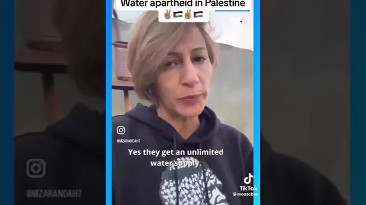 Why Is There #Water #Apartheid In Occupied #Palestine?