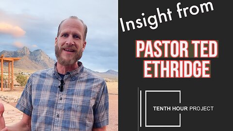 Pastor Ted Ethridge from Calvary Chapel Bozemen
