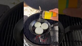 Cajun butter onion grilled cheeseburger