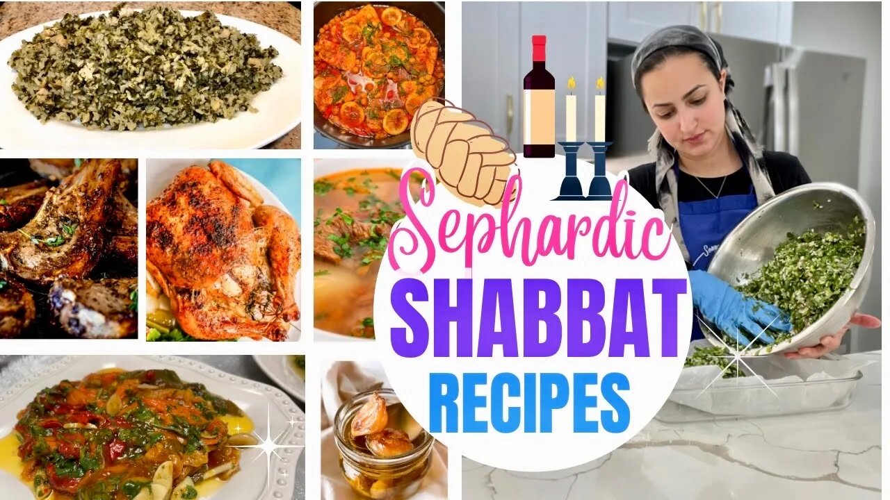 Sephardic Shabbat Recipes Orthodox Jewish Mom Meal Prep Working Mom Routine Sonya's Prep