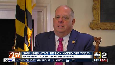 2018 legislative session kicks off in Annapolis