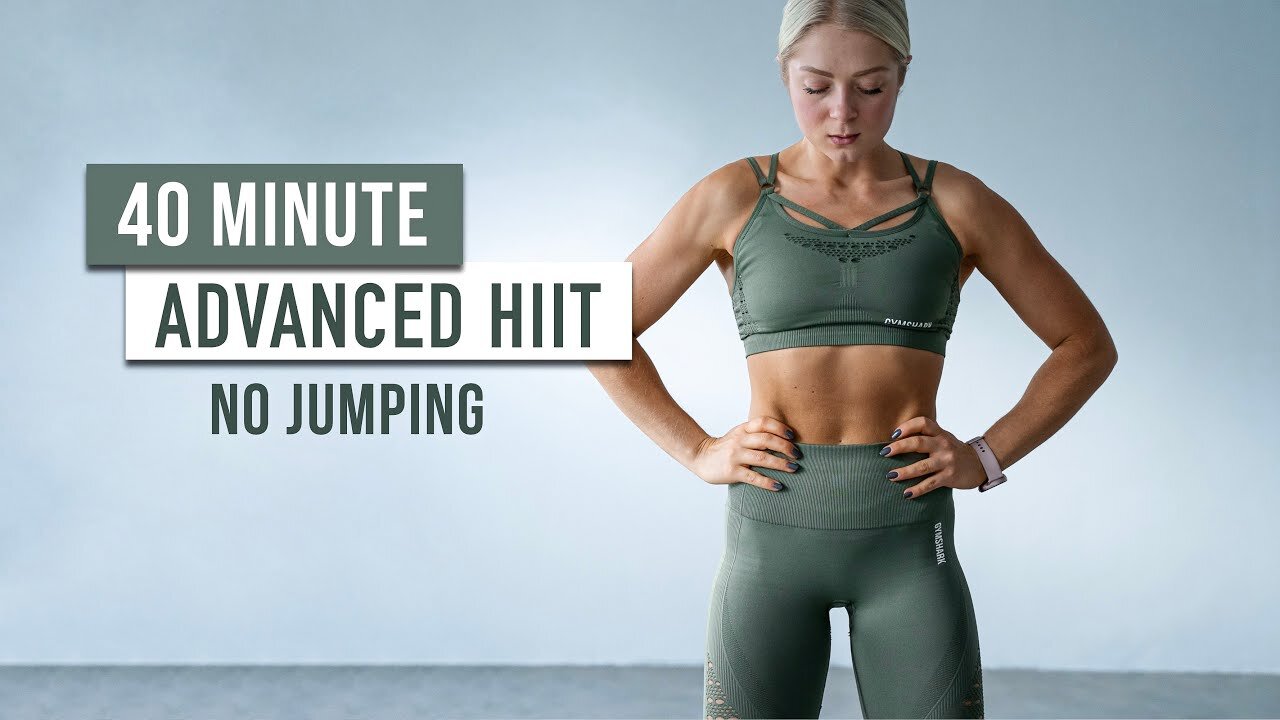 No Equipment 40 MIN Advanced Monster Monday HIIT Workout - no repeat, no jumping