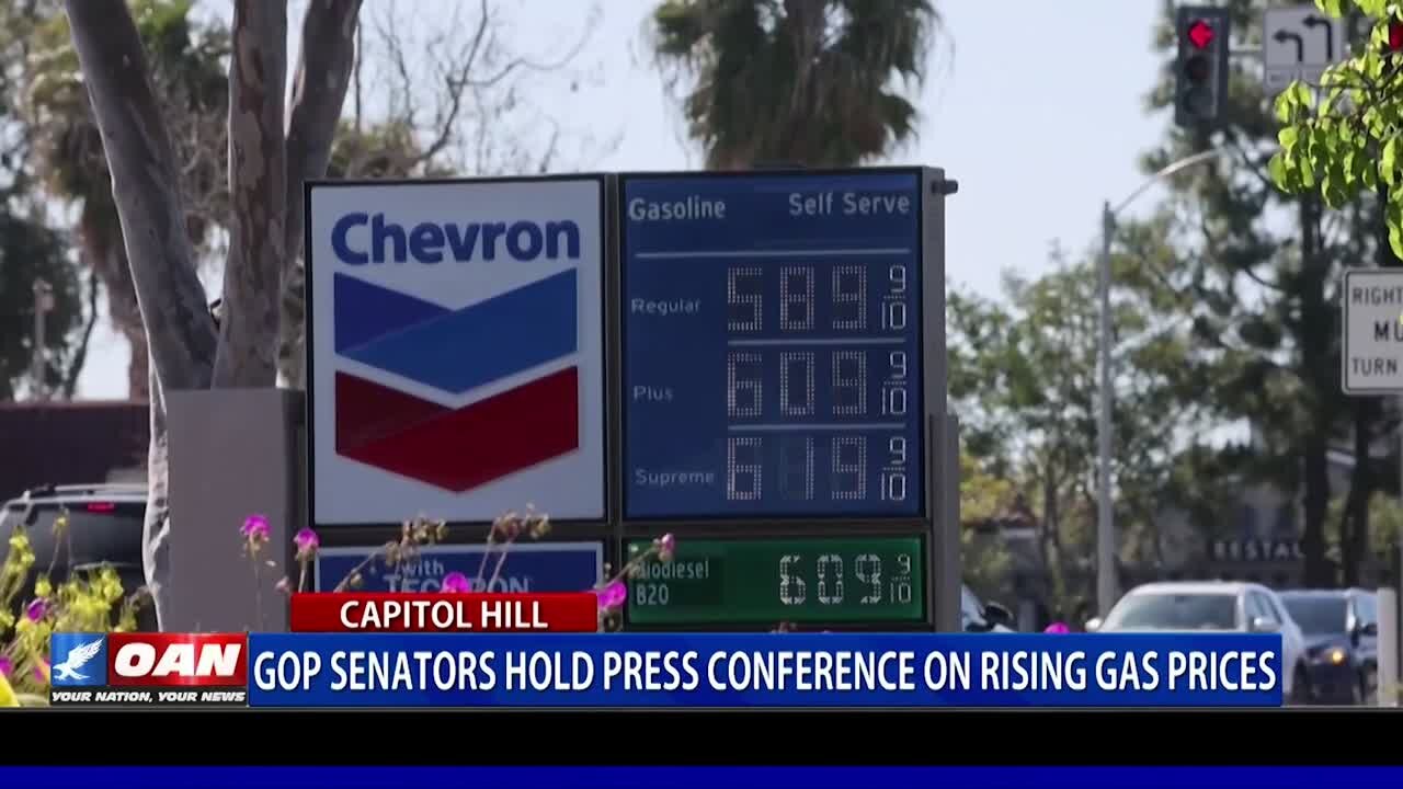 GOP Senators Hold Press Conference On Rising Gas Prices