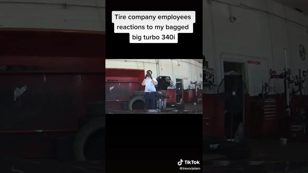 Tire Company Reaction To My 340i tiktok trevorjelam