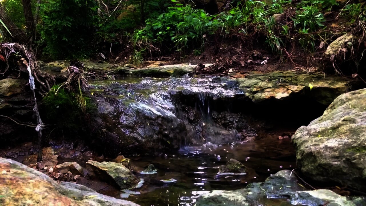 Flowing Water Meditation - Water Running Relaxing Music