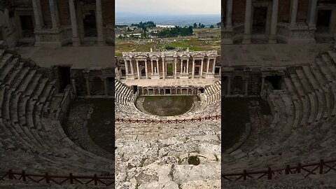 Time Travel via a Roman Theatre in Turkey. #Shorts