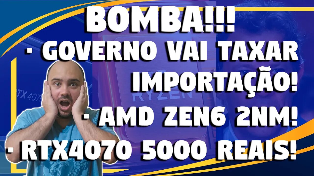 TAXAÇÃO ALIEXPRESS/ZEN 6 2NM/ RTX 4070 5K BRL/JOGOS GRATIS E MAIS