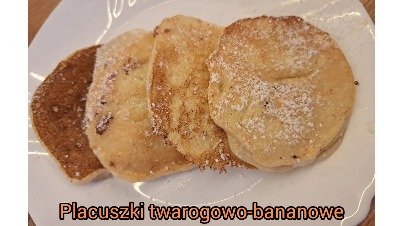 Twarogowo-bananowe placuszki