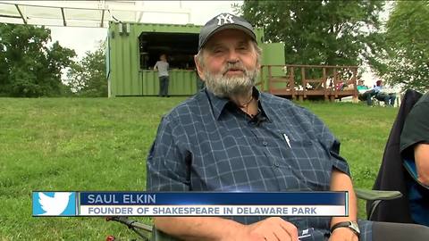 The "King" of Shakespeare in Delaware Park