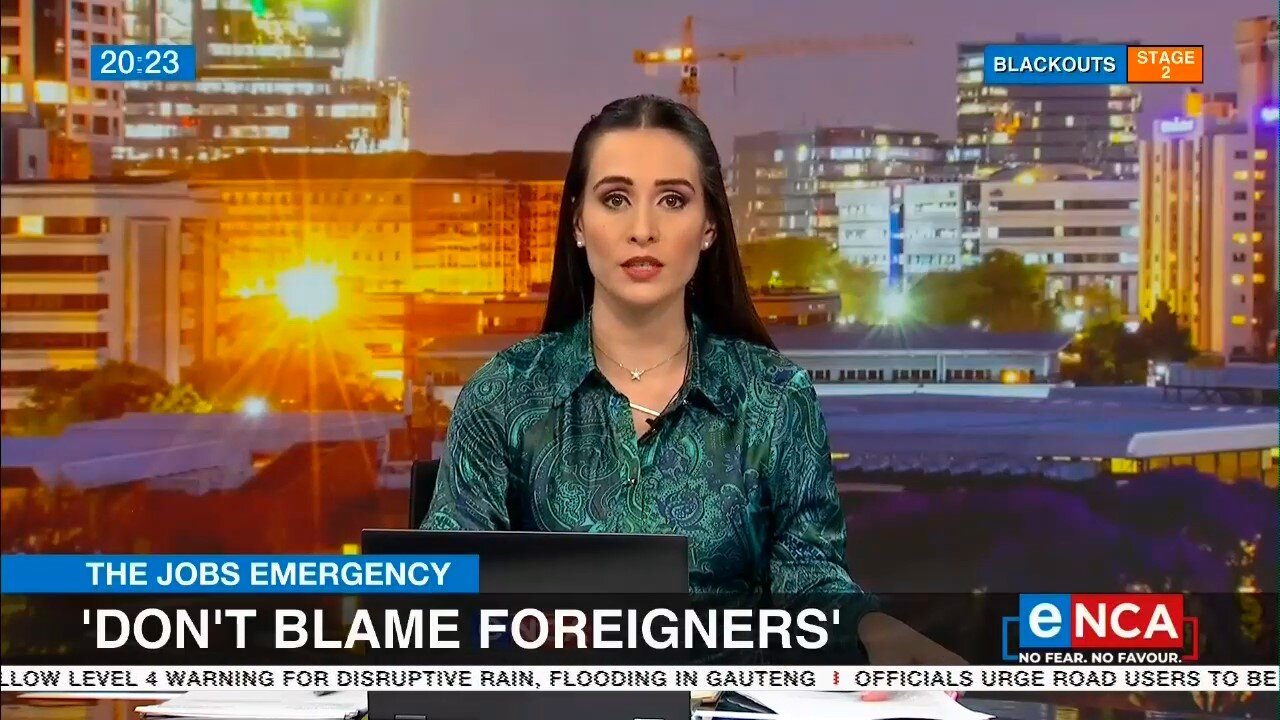 South African News - 'Don't blame unemployment on foreigners'