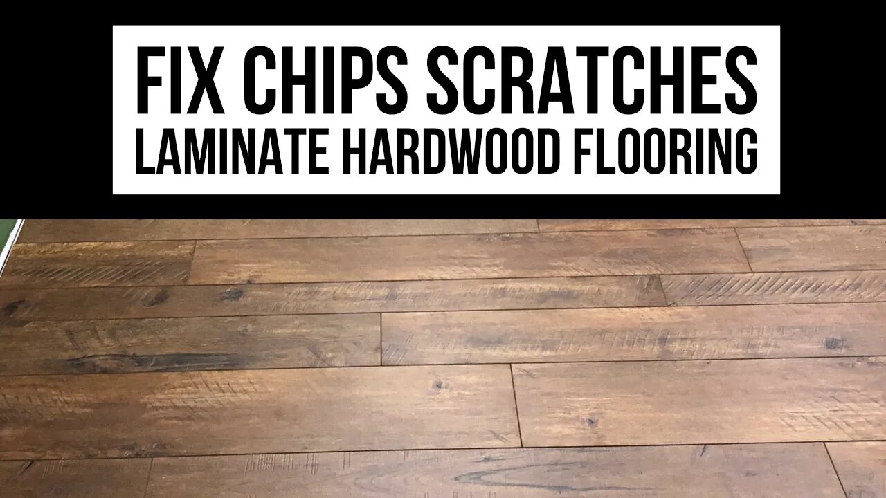 Fix Chips or Scratches in Laminate and Hardwood Floor DIY