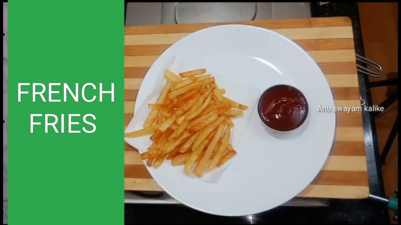 FRENCH FRIES RECIPE|HOMEMADE FRENCH FRIES