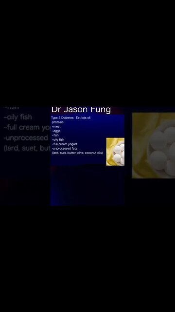 Dr Jason Fung: What to eat and NOT to eat for Type 2 Diabetics #shorts