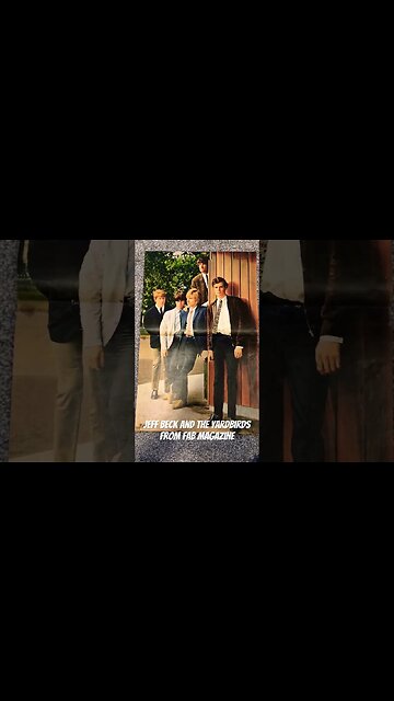 The Yardbirds with Jeff Beck in Colour #classicrock #yardbirds #jeffbeck