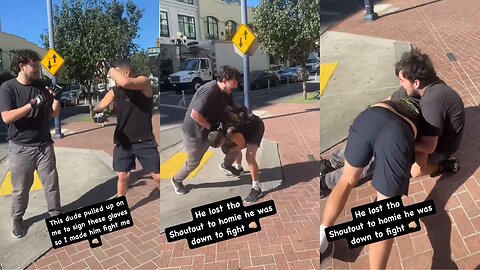 Nate Diaz Makes a Fan Fight Him on the Street After He Approached for Autograph