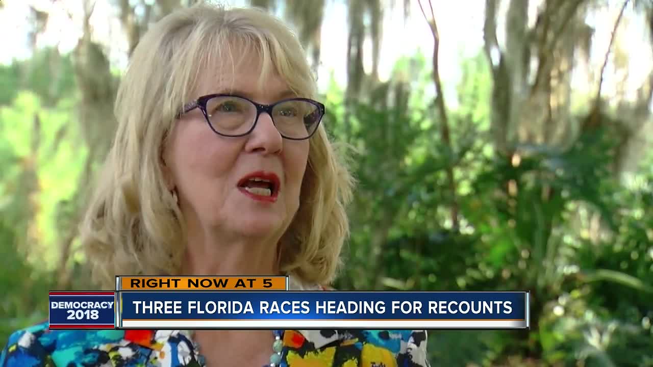 Three Florida races heading for recounts