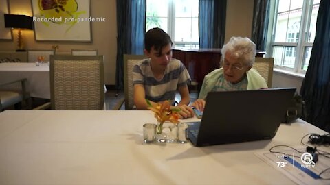 Palm Beach County teen helps seniors with technology during COVID-19 pandemic