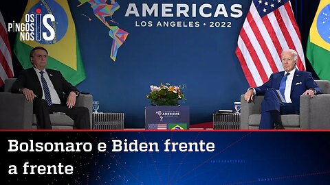 Cara a cara com Biden, Bolsonaro cobra eleições limpas no Brasil