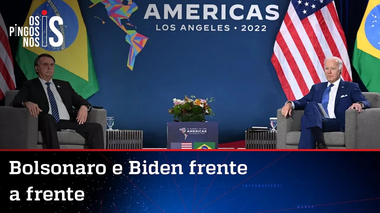 Cara a cara com Biden, Bolsonaro cobra eleições limpas no Brasil