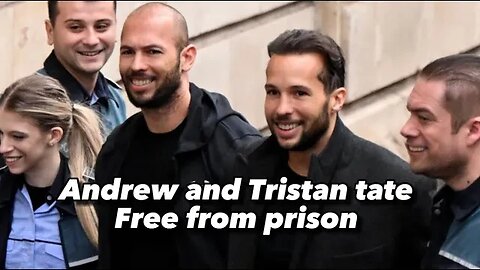 Andrew tate and Tristan tate free from prison ( HOUSE ARREST)