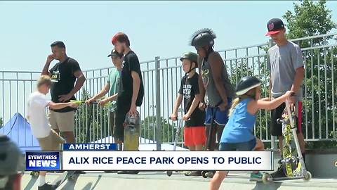 Alix Rice Peace Park Opens