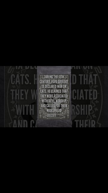 Pope Gregory IX's war on cats may have been the catalyst for the most deadly outbreak in history...