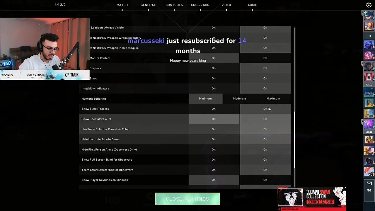 Tarik - Valorant - Settings - (2022-2023)
