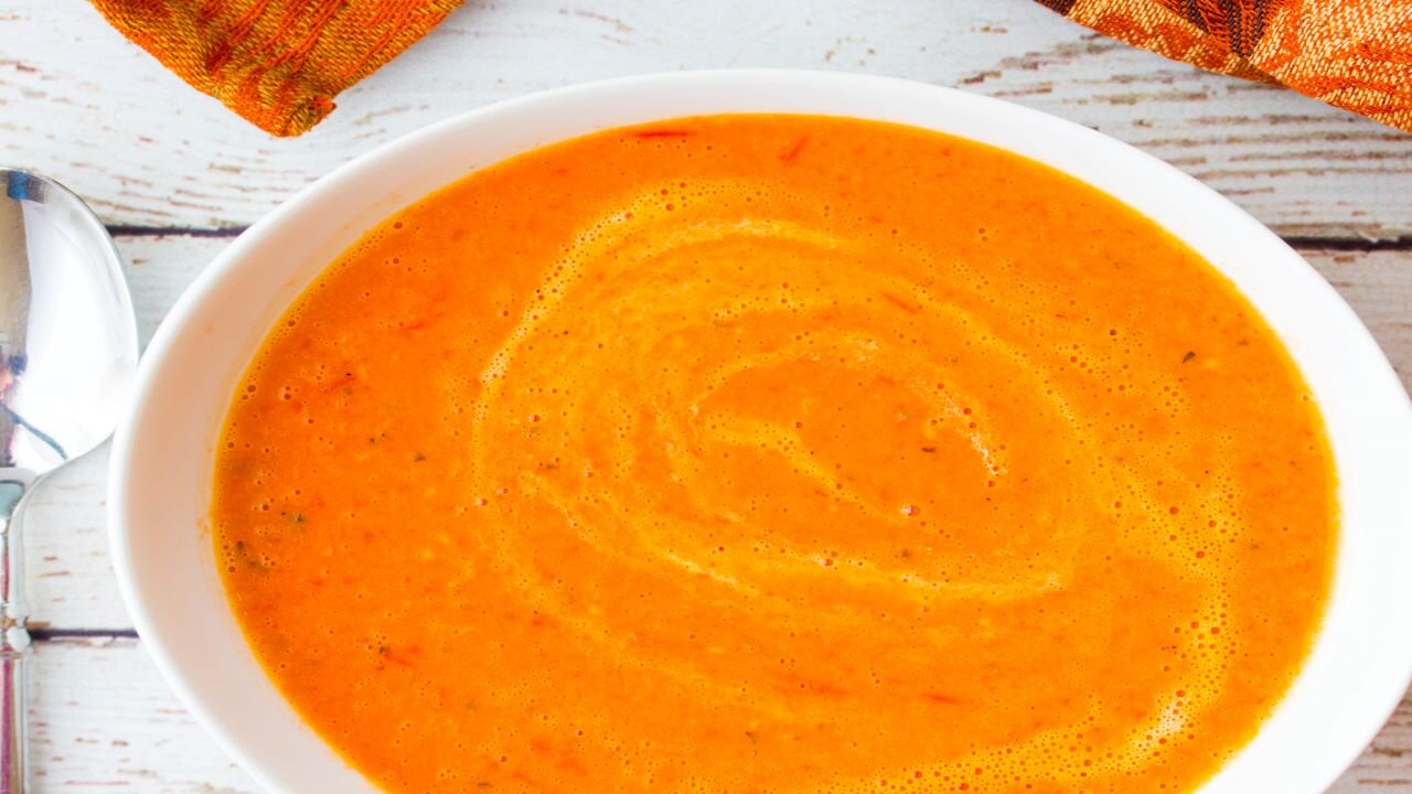 Roasted Cherry Tomato Soup