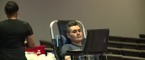 Las Vegas church holds blood drive