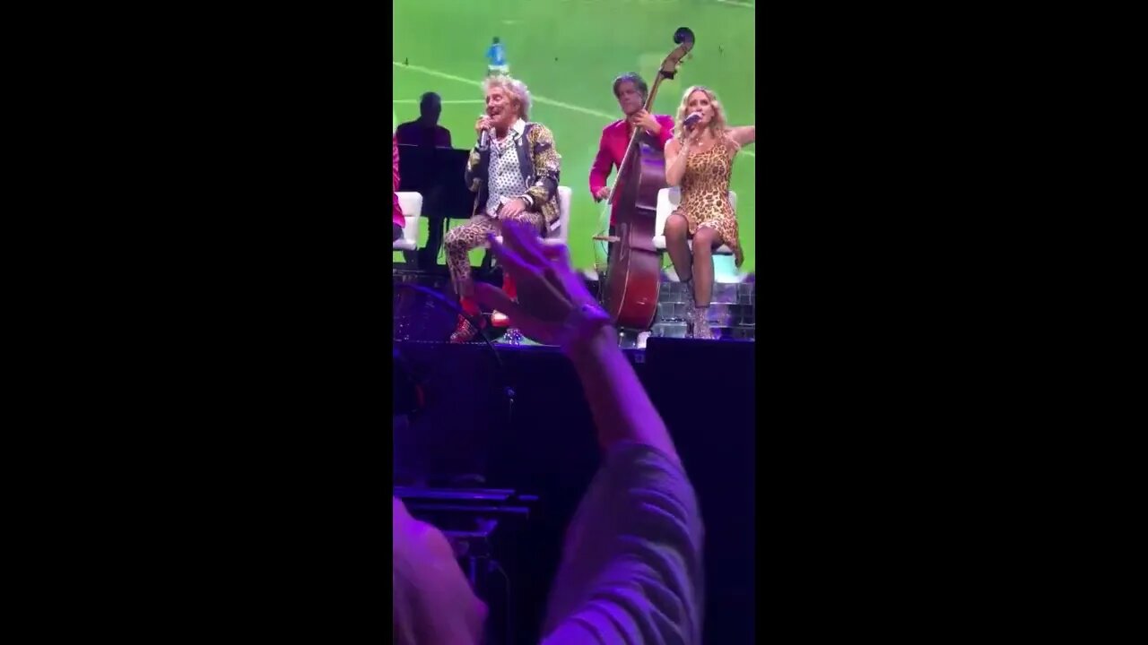 ROD STEWART LIVE You're in my heart - ATL 8-30-22 filmed from 2nd row by Veterans For America First