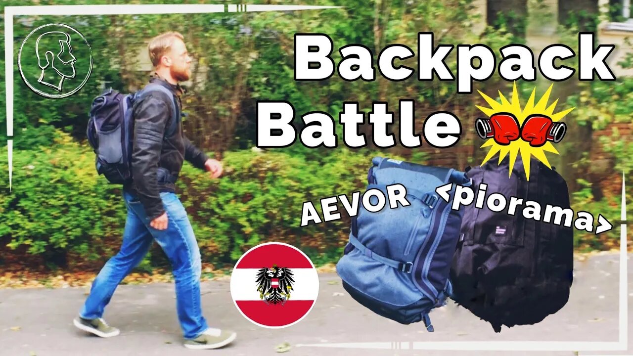 Risky Backpack Battle - 2 unusual carry-ons as your comfortable daily companion? Aevor vs Piorama