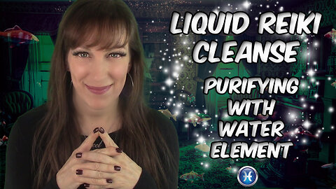 ASMR Reiki✨ Energy Cleanse With Water Elements💧4 Tools🤍Aura & Body Purification✋🤚