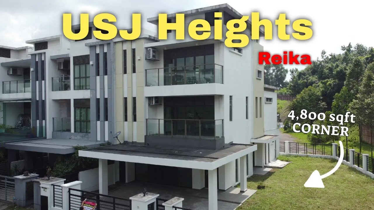 USJ Heights @ Subang Jaya RM2,600,000 with Land of 4,800 sqft SUPERLINK CORNER House Tour