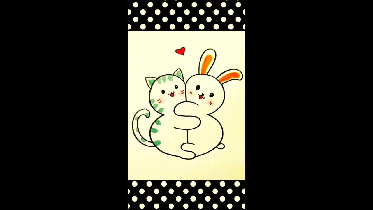 O Gato e o coelho#Desenhando#