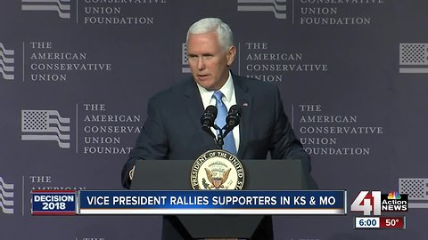 Vice president rallies supporter in KS, MO