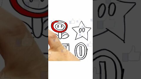 How to Draw and Paint Super Mario Power-Ups, Coin, Fire Flower and Star