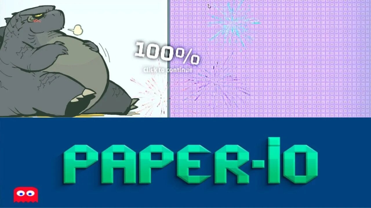 Getting 100% on the original paper.io uncut