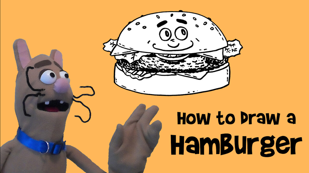 How to Draw a Hamburger