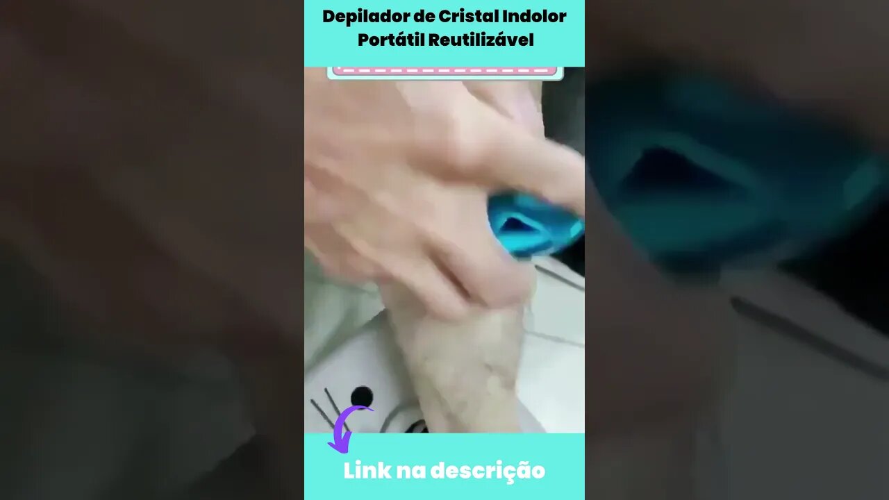 Depilador de Cristal Indolor Portátil Reutilizável