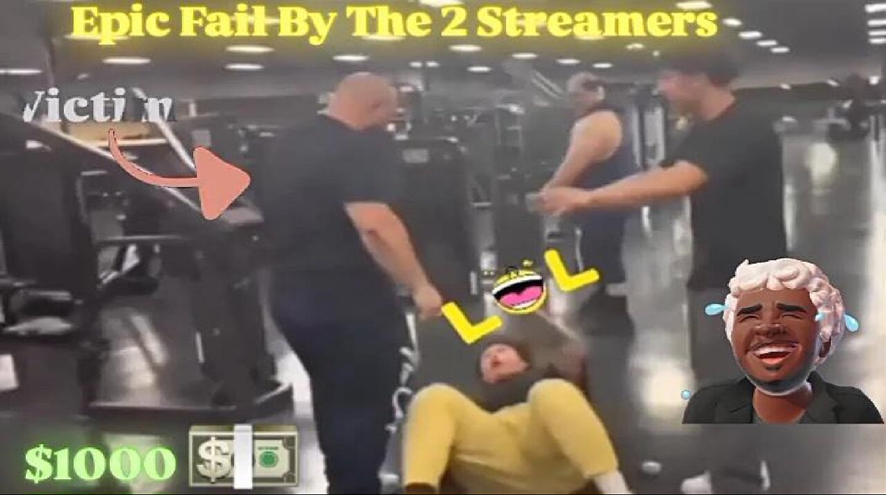 Streamers Prank Man At Gym After Lying About Giving Him $1000